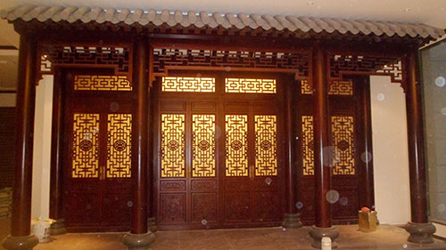辽阳喜迎门中式木作为大家介绍传统中式门窗的种类