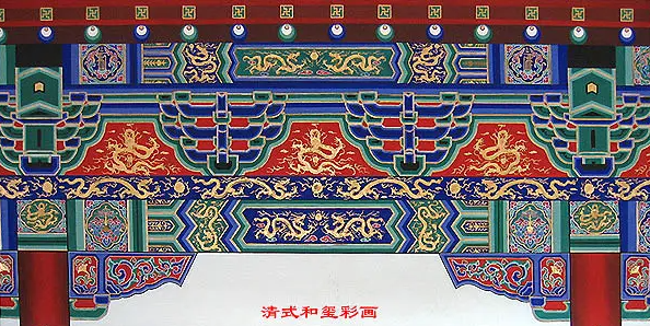 辽阳中国建筑彩画装饰图案