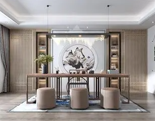 辽阳新中式风格茶室如何规划设计